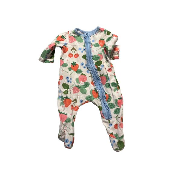 Mud Pie Set of 2 Footed Sleeper Infant Size 0-3 months Excellent very gently use - Picture 4 of 6